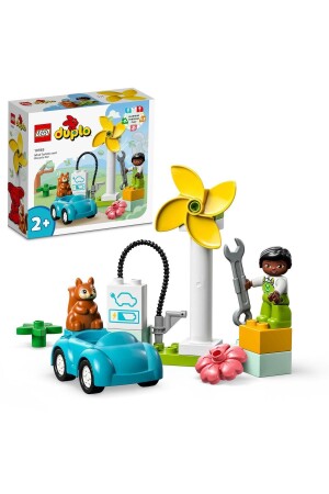 ® DUPLO® Town Wind Turbine 10985 – Bauset für Kinder ab 2 Jahren (16 Teile) - 1