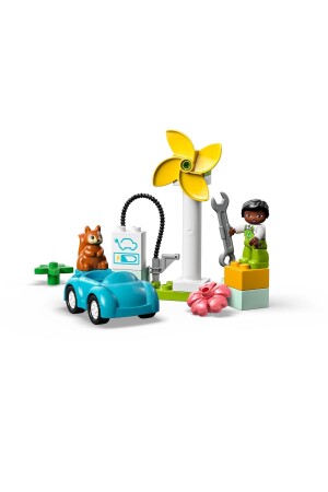 ® DUPLO® Town Wind Turbine 10985 – Bauset für Kinder ab 2 Jahren (16 Teile) - 4