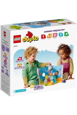 ® DUPLO® Vahşi Okyanus Hayvanları 10972 - 2 Yaş ve Üzeri Çocuklar için Yapım Seti (32 Parça) - 10