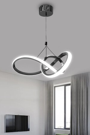 Düz 3 Renk Kardelen Model Beyaz- Sarı- Gün Işığı Modern Sarkıt Led Avize kardelen - 6