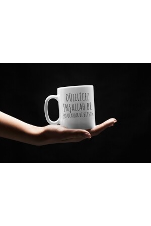 Düzelicez Inshallah Be Written Fun Special Design Bedruckte Tasse Tasse Geschenk Tasse Tasse Kaffee TYC00500281022 - 4