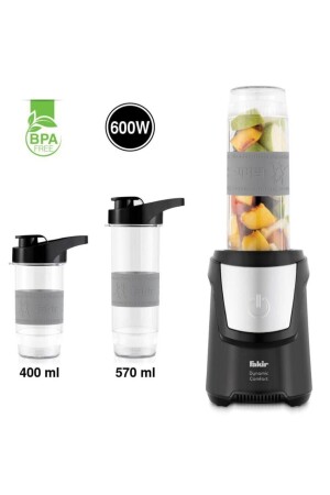 Dynamic Comfort 600 W Kişisel Blender Siyah - 4