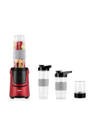 Dynamic Kişisel Blender Smoothie 2 in 1 600W Öğütücü Kırmızı - 1