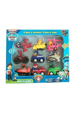 E-kids Paw Patrol Oyuncak Görev Araçları 9'lu Set PRA-1120851-7781 - 3