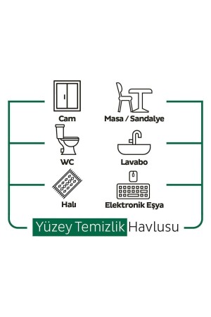 Easy Clean Yüzey Temizlik Havlusu 100 Yaprak X 3 Adet - 7