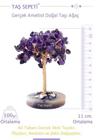 Echter Amethyst-Natursteinbaum - 2