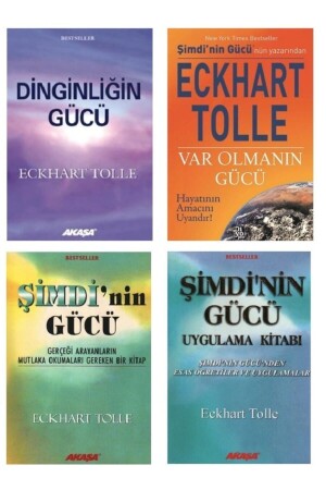 Eckhart Tolle 4'lü Set 1-var Olmanın Gücü 2-dinginliğin Gücü 3-şimdi'nin Gücü 4-ş. G. Uygulama Ktbı - 2