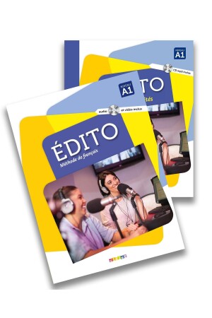 Edito A1 Livre De + Cahier D'exercices A1 + Cd Mp3 + DVD - 1