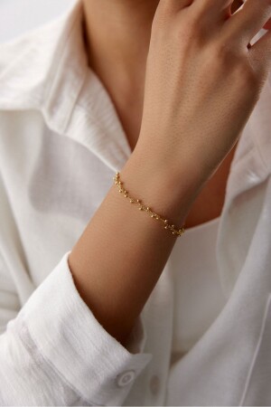 Efeu-Armband aus 14 Karat Gold - 2