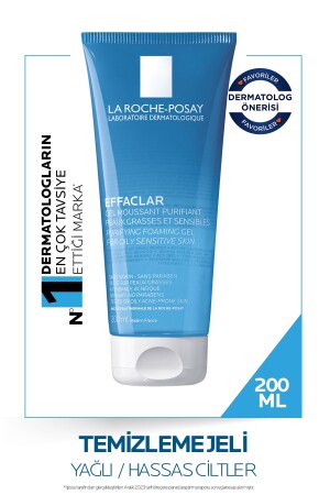 Effaclar Gel Akne Eğilimli Yağlı Ciltler Için Sabun Içermeyen Temizleyici Jel 200ml 3337872411083 - 3