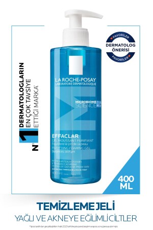 Effaclar Gel Gesichtsreinigungsgel für fettige, zu Akne/Pickel neigende Haut, 400 ml - 2