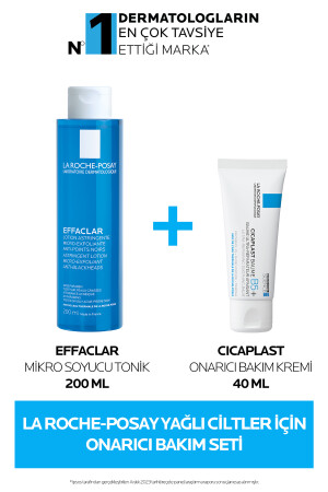 Effaclar Sivilceye Eğilimli Ciltler Için Tonik 200ml - Cicaplast Baume B5 Onarıcı Bakım Kremi 40ml LRP20220009 - 3