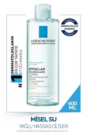 Effaclar Yağlı Ciltler Için Misel Su Ultra 400ml 3337872412516 - 3