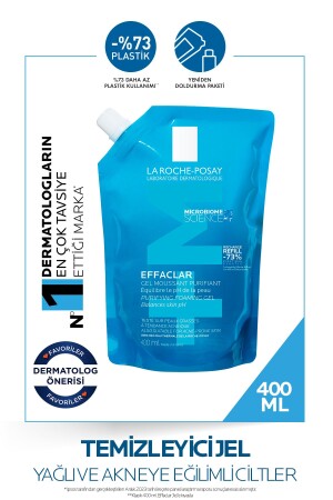 Effaclar Yağlı Ciltler Için Temizleme Jeli 400ml - Refill - 1