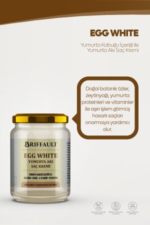 Egg White Yumurta Akı Saç Maskesi 200 ml - 4