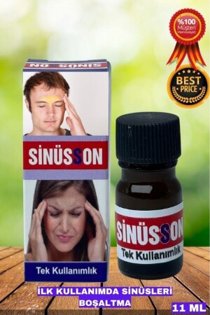 Einweg-Sinusitis-Reinigungsöl, 100 % wirksame Lösung, 11 ml, Sinusson hkm159 - 2