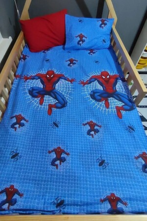 Einzel-Spiderman-Kinderbettbezug-Set CE-ORMCNEVST - 1