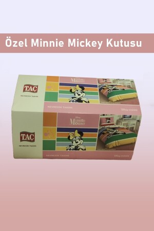 Einzelbettbezug-Set aus Baumwolle, lizenziert von Disney Minnie Mouse Rainbow 1000043804 - 4