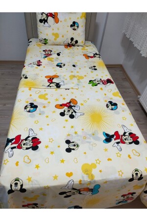 Einzelbettbezug-Set aus Ranforce-Stoff, Mickey-Mouse-MİCKEY-DUVET COVER - 2