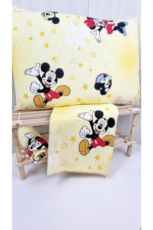 Einzelbettbezug-Set mit Spannbettlaken, Mickey-Mouse-Muster DQ2022001001XC - 6