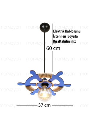 Einzelhelm-Kronleuchter aus Holz M311 - 6