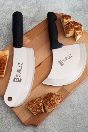 Ekmek Bıçağı Börek Bıçağı Pide Kesici Zırh Bıçak Seti 2'li GTR-3047 - 1