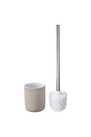 Ekoln Steingut-Keramik-Toilettenbürste Beige 904. 930. 07 - 4