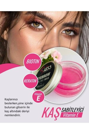 Ekstra E Vitaminli Kaş Sabitleyici & Şekillendirici Wax - 2