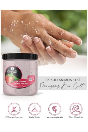 El Ayak Vücud Peelingi Çilek Nane Aromalı 800ml - 3