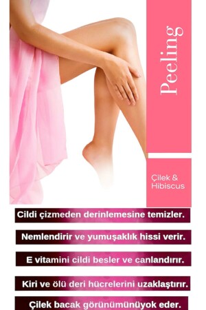 El Ve Vücut Çilekli Peeling & Arındırıcı Yoğun Nemlendirici 250ml - 3