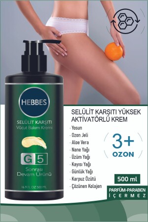 Elastizitätssteigernde Anti-Cellulite-Creme 500 ml - 2