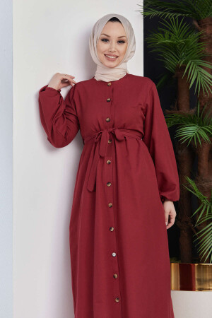 Elbıse Bordo - 3558 - 5