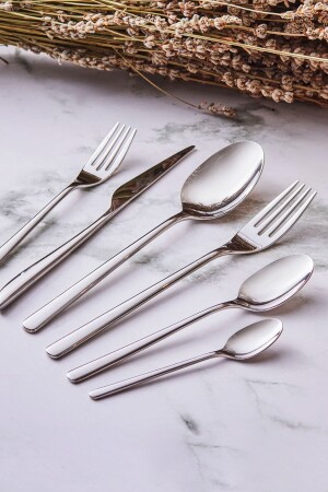 Elegance Bello 84-teiliges Gabel-Löffel-Messer-Set für 12 Personen, luxuriös verpackt, 600 Stück. 15. 01. 0105 - 1