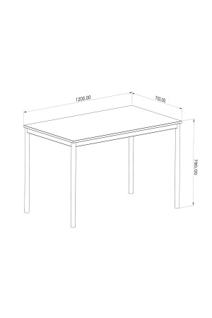 ELEGANCE ESSTISCH WEISS 120X70 - 6