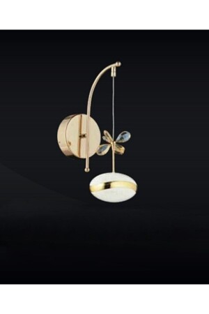 Elegance Luxury Tasarım Modern Duvar Led Aplik Gold Sarı fico0370 - 2