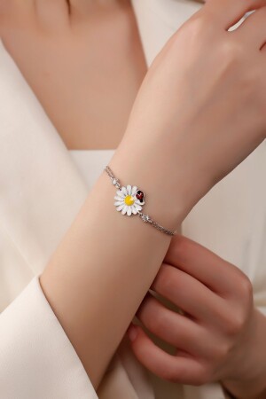 Elegantes Gänseblümchen-Armband aus 925er Sterlingsilber – das schönste Geburtstagsgeschenk für Frauen - 1