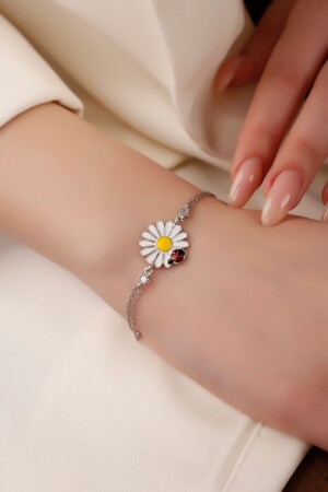 Elegantes Gänseblümchen-Armband aus 925er Sterlingsilber – das schönste Geburtstagsgeschenk für Frauen - 4