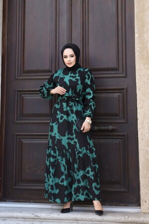 ELEGANTES SOMMER-HIJAB-GÜRTEL FÜR DAMEN AUS GEWEBTEM STOFF - 4