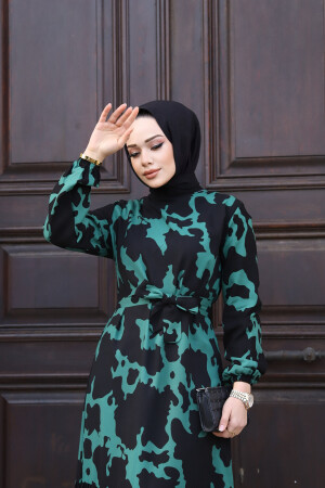 ELEGANTES SOMMER-HIJAB-GÜRTEL FÜR DAMEN AUS GEWEBTEM STOFF - 6