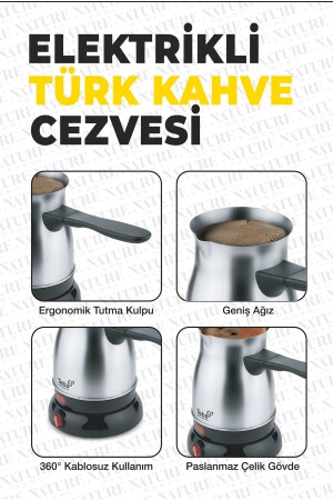 Elektrische Kaffeekanne – Elektrische türkische Kaffeemaschine - 5