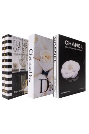 Element&Dior& Chanel Dekoratif Kitap Kutusu TYC00537608720 - 3