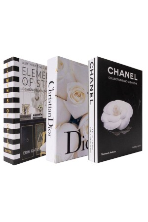 Element&Dior&Chanel Dekorative Bücherbox TYC00537608720 - 2