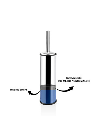 Elit Doppel-Badezimmer-Set, Edelstahl, 3 l, Abfalleimer, WC, WC-Bürste E120400 - 8