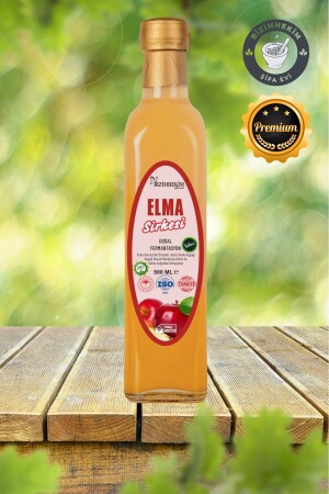 Elma Sirkesi %100 Doğal Fermantasyon Apple Cider Vinegar 500 Ml hkm199 - 3