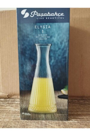 Elysia Karaf Limonata Şişesi Vazo Şişe Sürahi 940 CC Kapaksız - 3