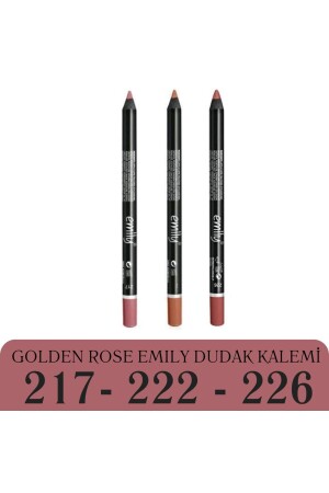 Emily Dudak Kalemi 3'lü No: 217-222-226 - EN YENİ RENKLER - 2