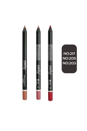 Emily Lip Pencil 3er-Pack Nr. 203-205-217 Eml-3er-Pack - 2