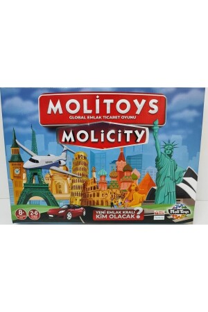 Emlak Ticaret Oyunu Molipoly Molicity Monopoly Monopoli Metropol Mega City Aile Oyunu - 1