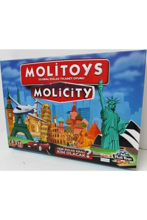 Emlak Ticaret Oyunu Molipoly Molicity Monopoly Monopoli Metropol Mega City Aile Oyunu - 7