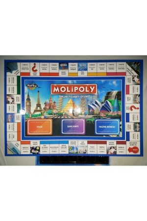 Emlak Ticaret Oyunu Molipoly Molicity Monopoly Monopoli Metropol Mega City Aile Oyunu - 10